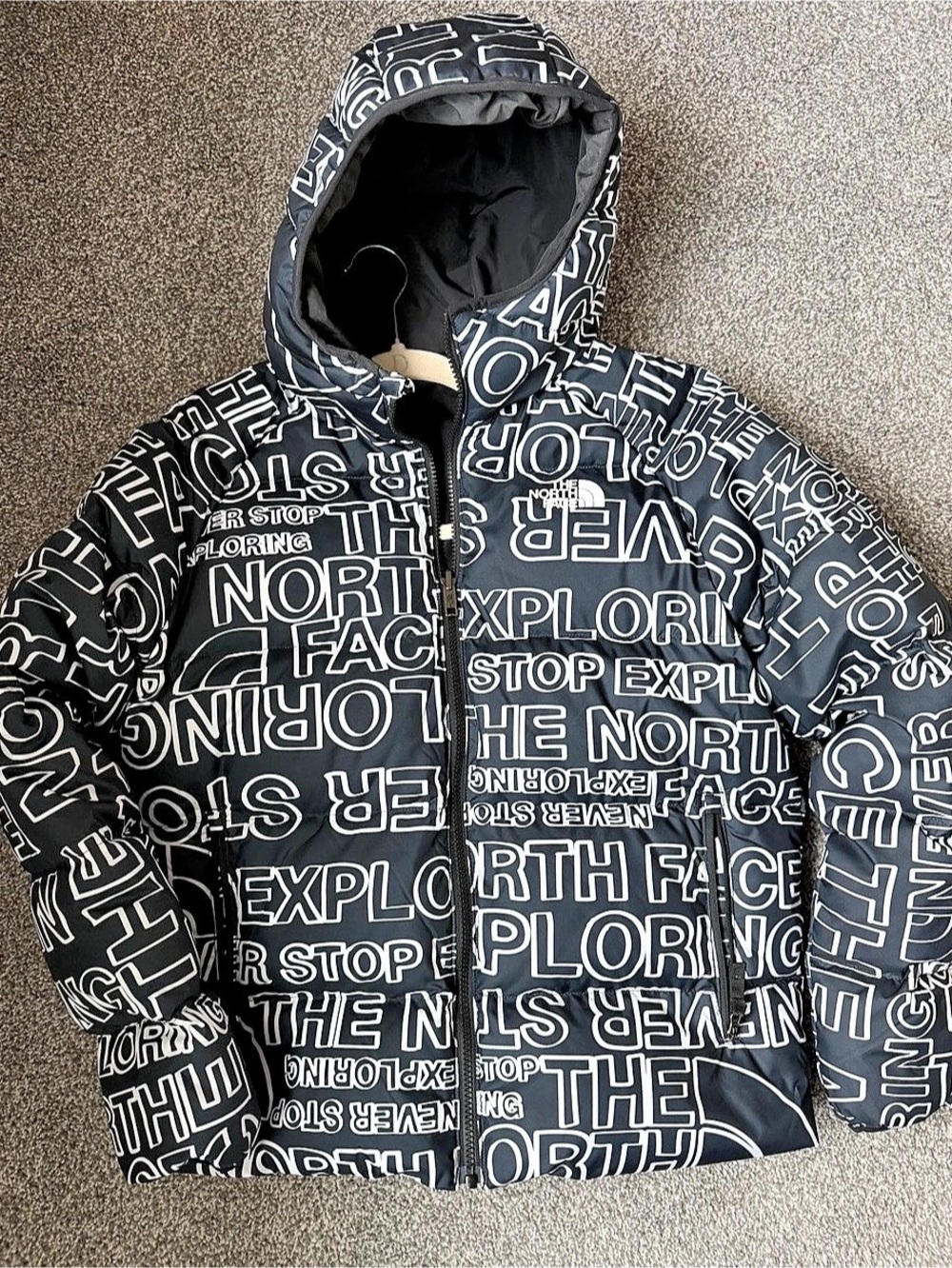 The North Face Boys Reversible Shasta Full-Zip Hooded Jacket Boys XL